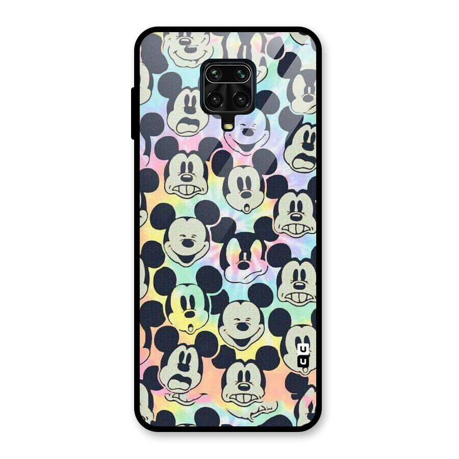 Fun Rainbow Faces Glass Back Case for Redmi Note 10 Lite