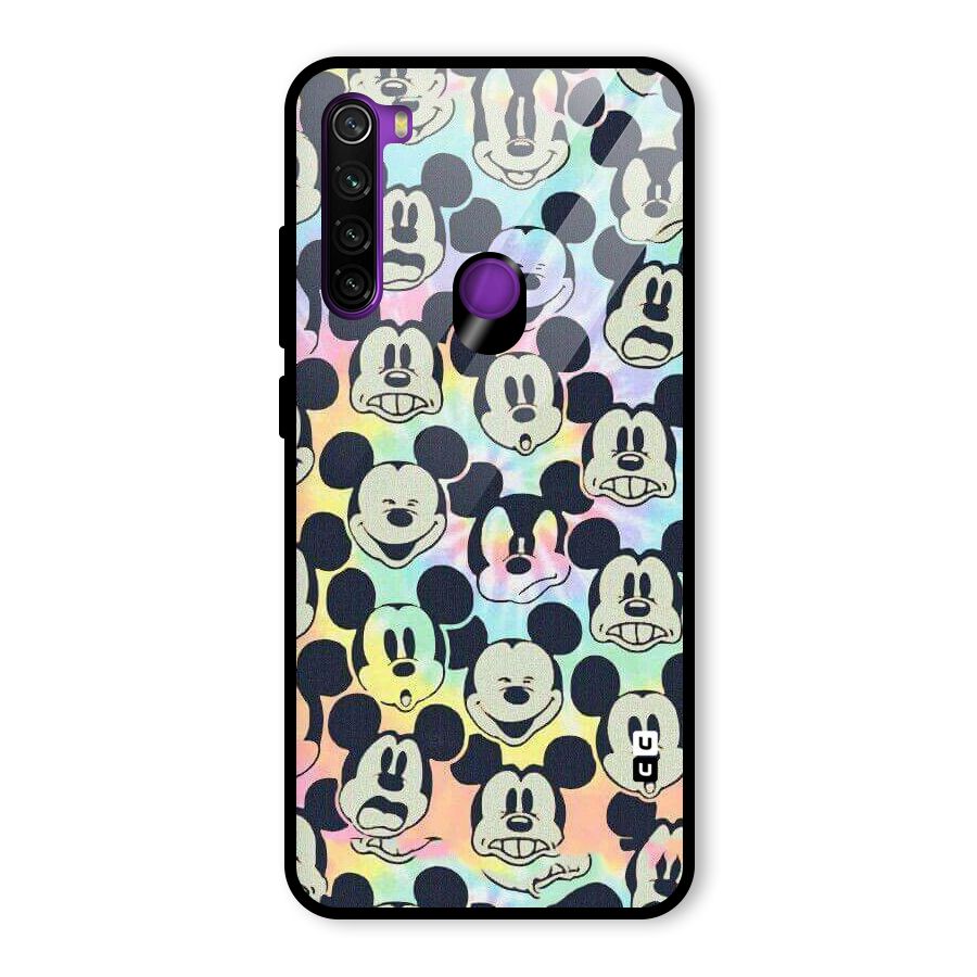 Fun Rainbow Faces Glass Back Case for Redmi Note 8