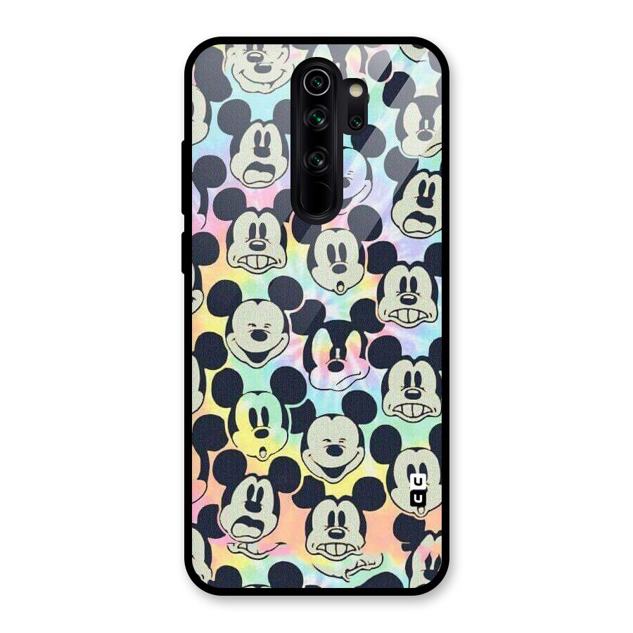 Fun Rainbow Faces Glass Back Case for Redmi Note 8 Pro