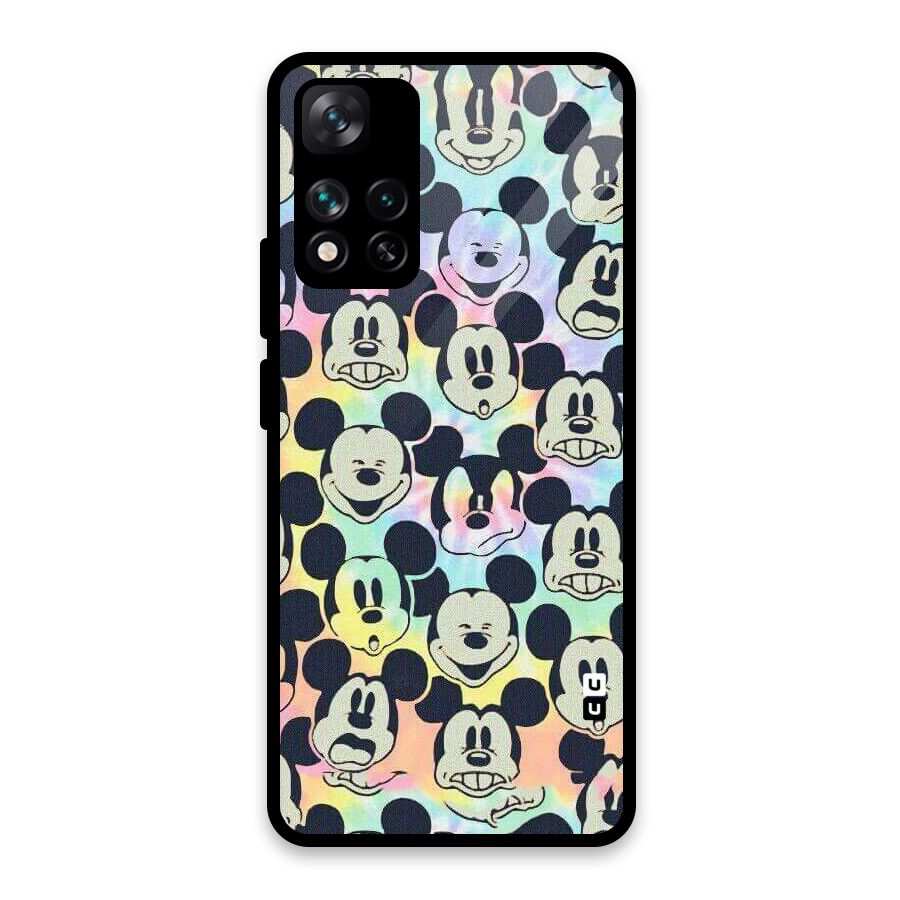 Fun Rainbow Faces Glass Back Case for Xiaomi 11i HyperCharge 5G