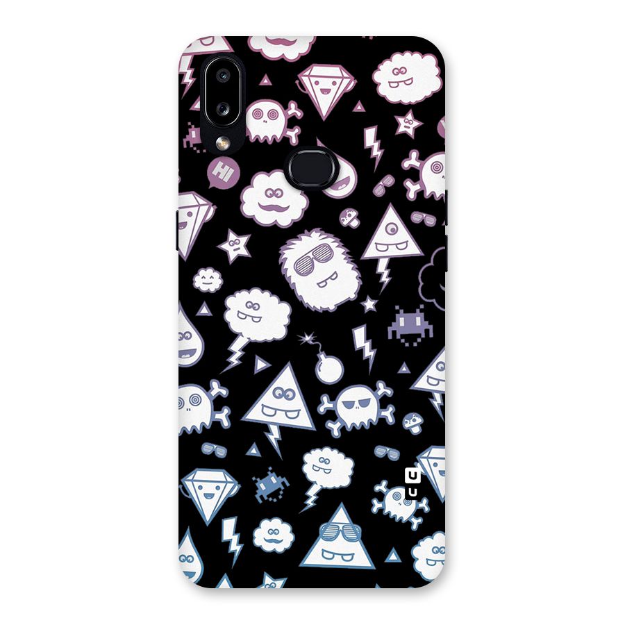 Funny Faces Back Case for Galaxy A10s