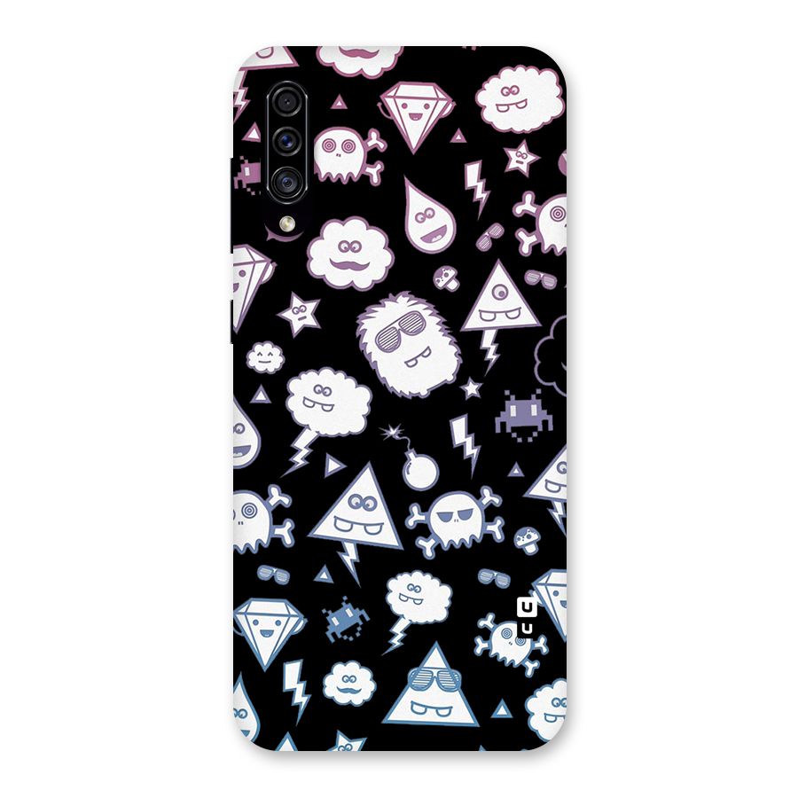 Funny Faces Back Case for Galaxy A30s