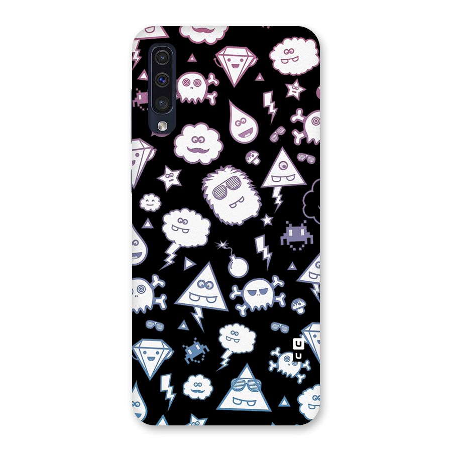 Funny Faces Back Case for Galaxy A50s