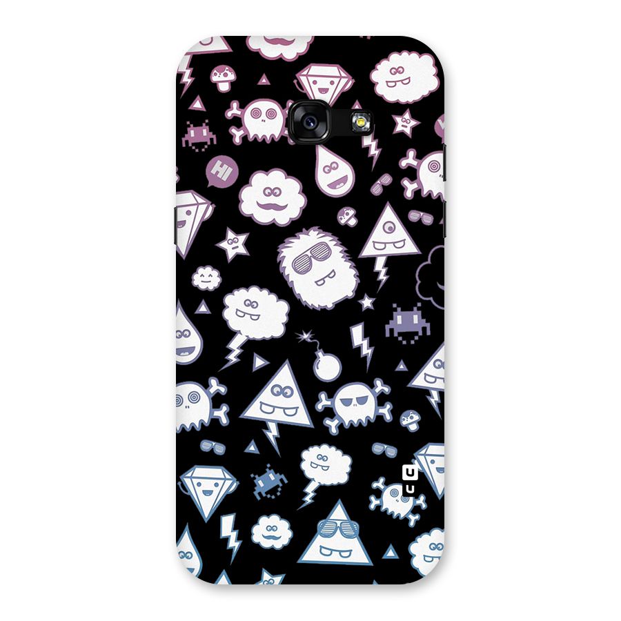 Funny Faces Back Case for Galaxy A5 2017