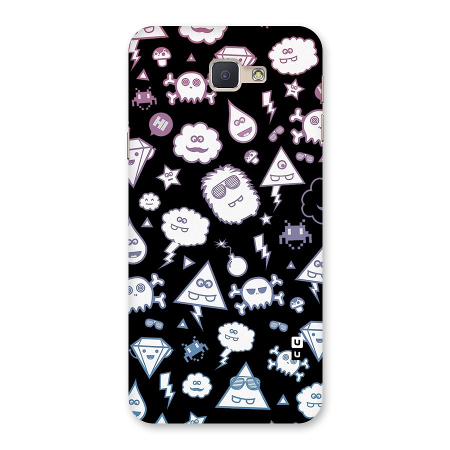 Funny Faces Back Case for Galaxy J5 Prime