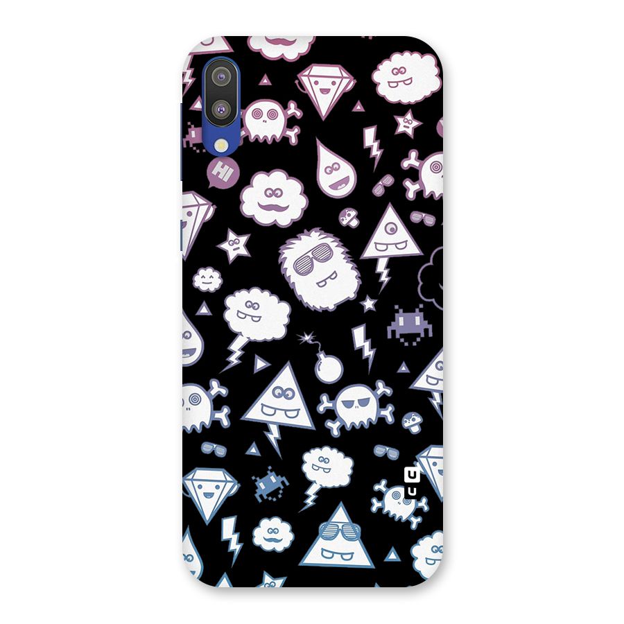Funny Faces Back Case for Galaxy M10