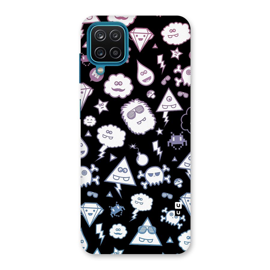 Funny Faces Back Case for Galaxy M12