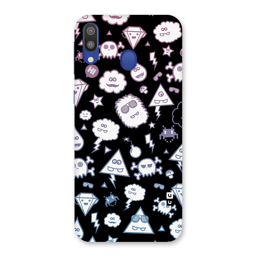 Funny Faces Back Case for Galaxy M20