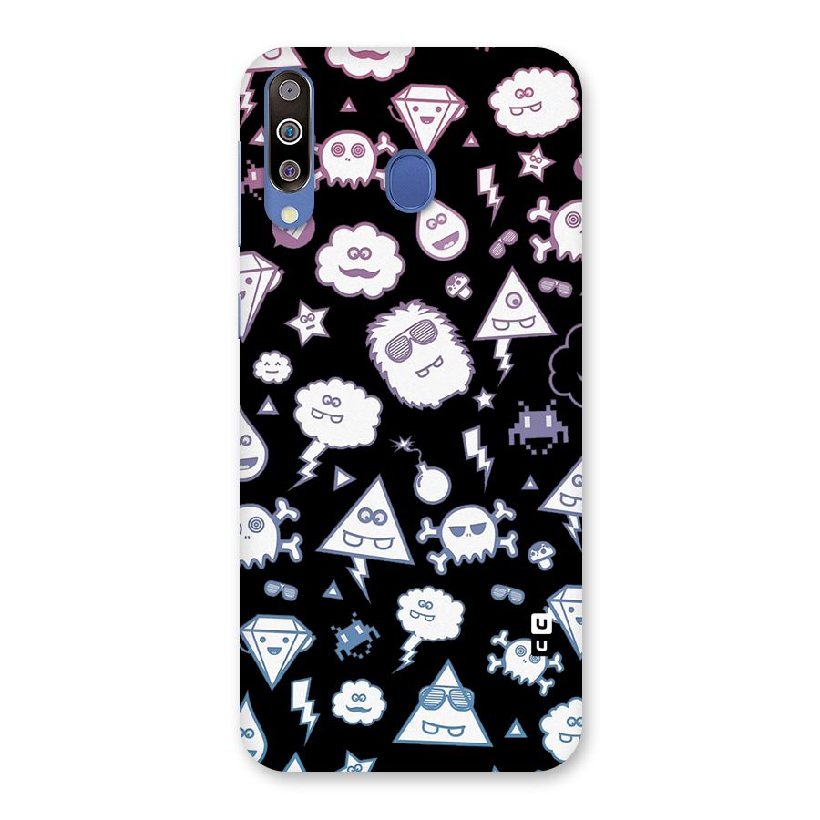 Funny Faces Back Case for Galaxy M30