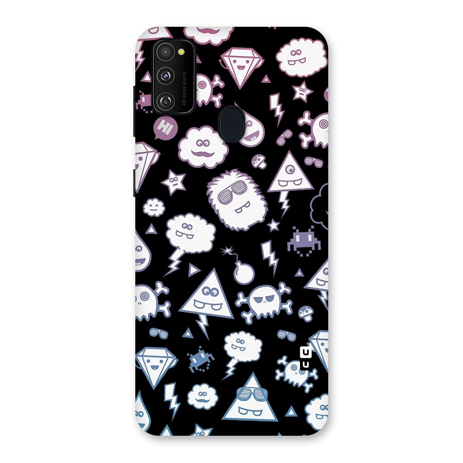 Funny Faces Back Case for Galaxy M30s
