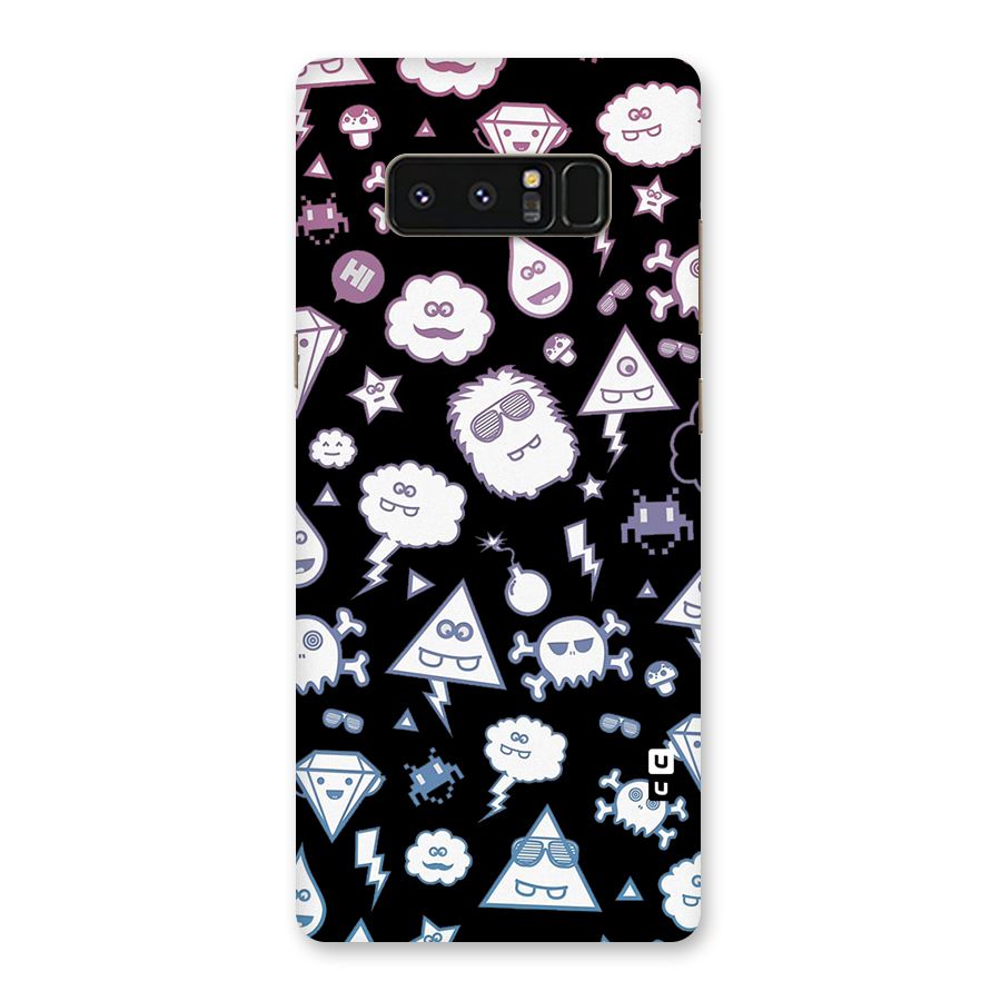 Funny Faces Back Case for Galaxy Note 8