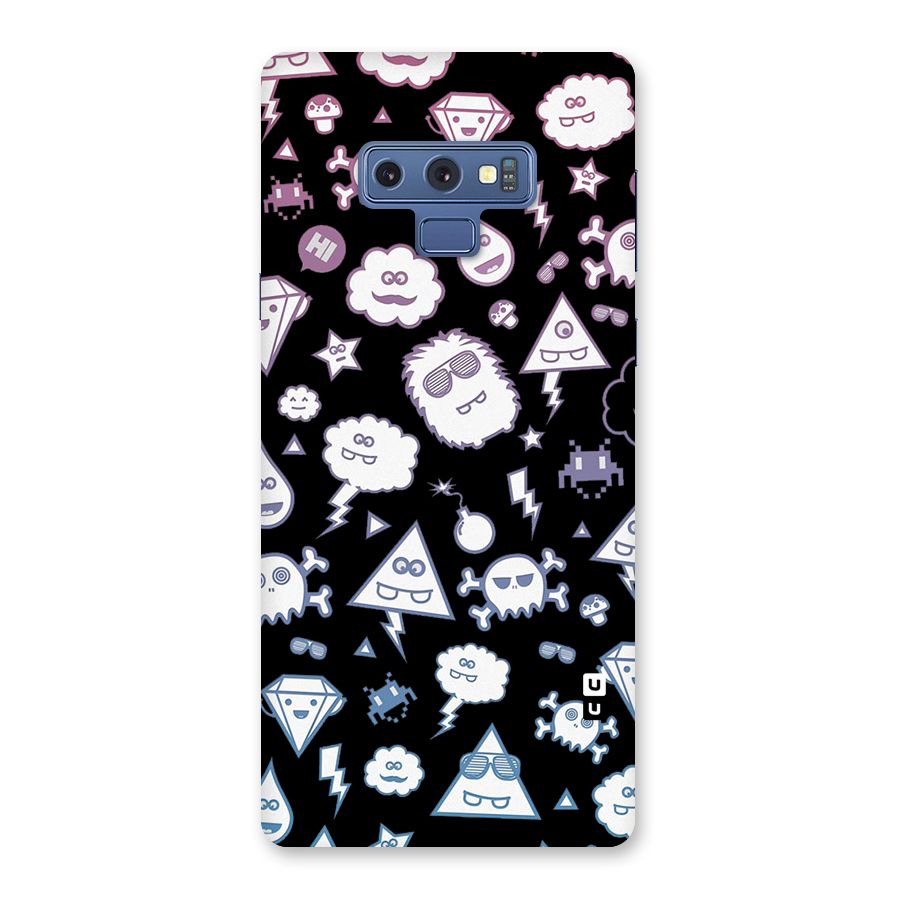 Funny Faces Back Case for Galaxy Note 9
