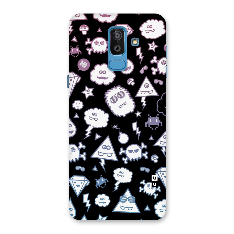 Funny Faces Back Case for Galaxy On8 (2018)