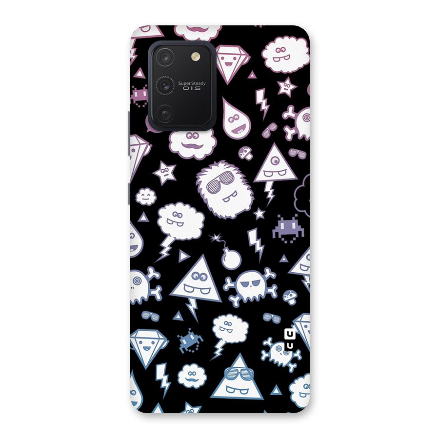 Funny Faces Back Case for Galaxy S10 Lite