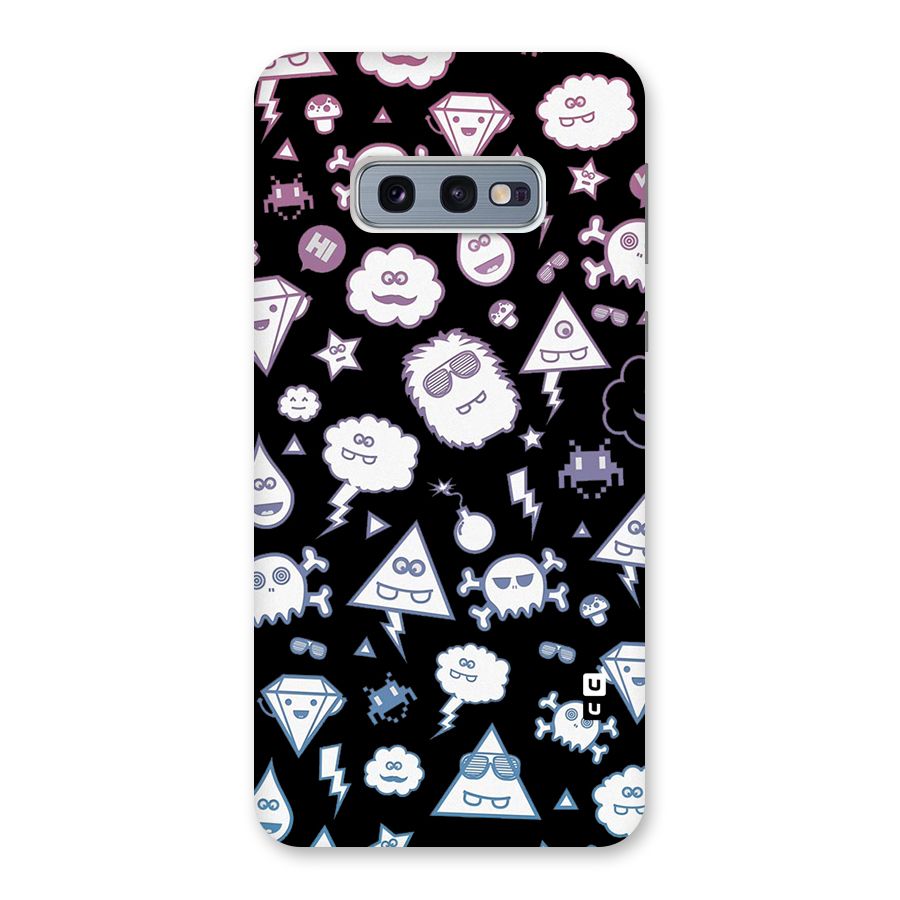 Funny Faces Back Case for Galaxy S10e