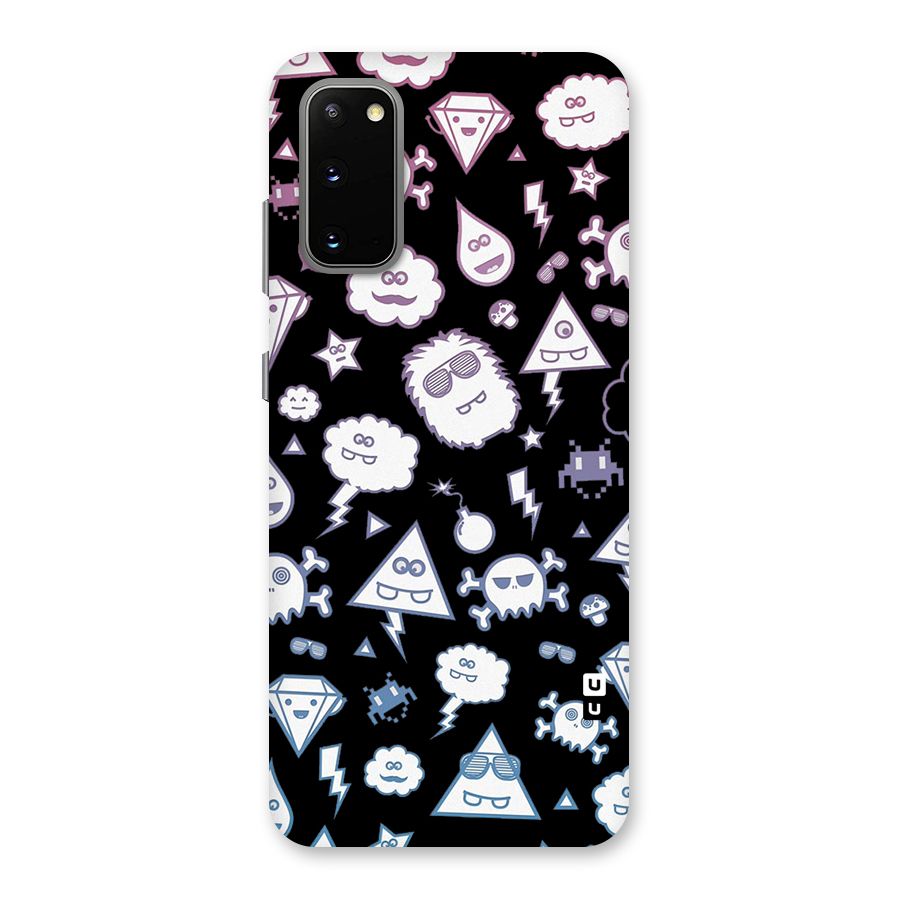 Funny Faces Back Case for Galaxy S20