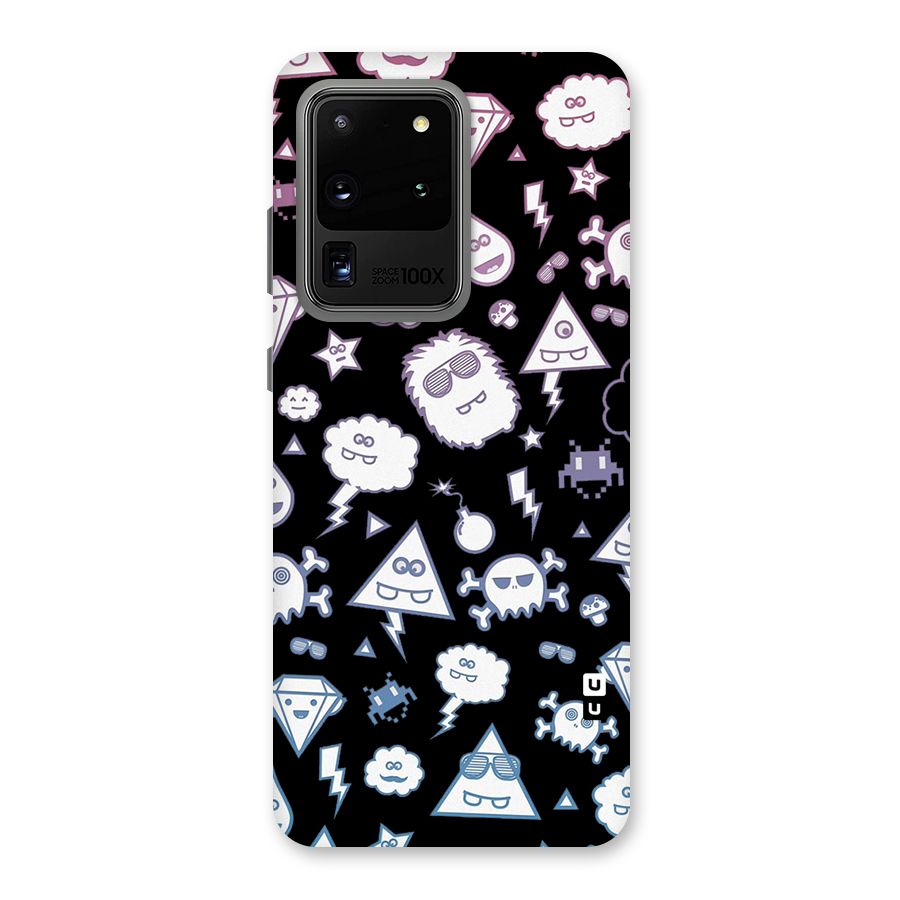 Funny Faces Back Case for Galaxy S20 Ultra