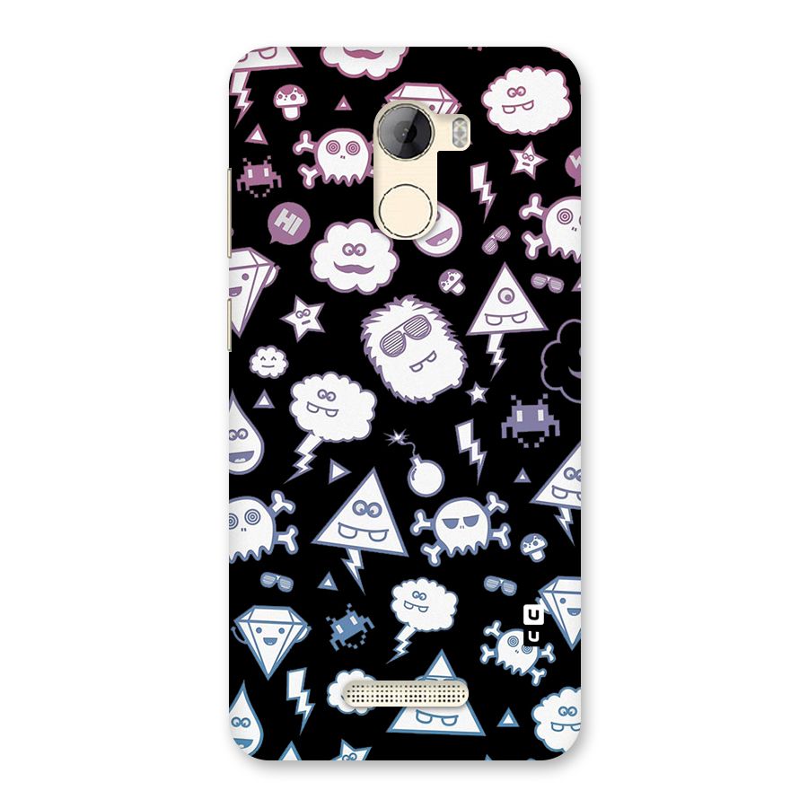 Funny Faces Back Case for Gionee A1 LIte