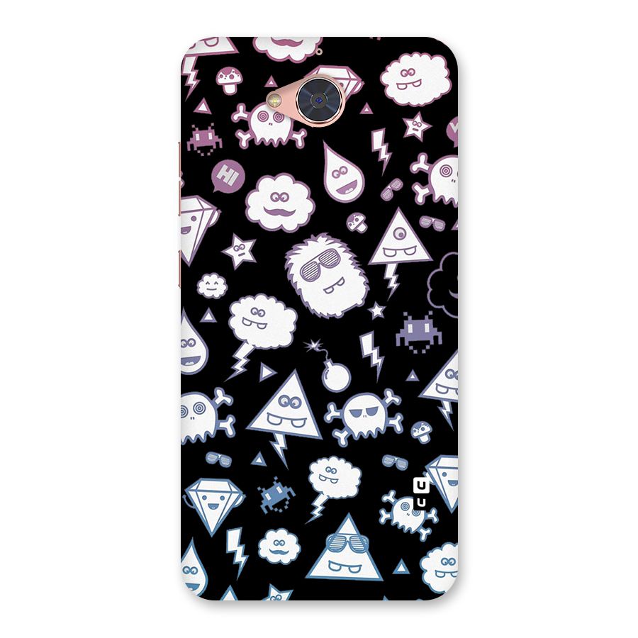 Funny Faces Back Case for Gionee S6 Pro