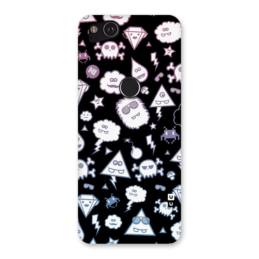 Funny Faces Back Case for Google Pixel 2