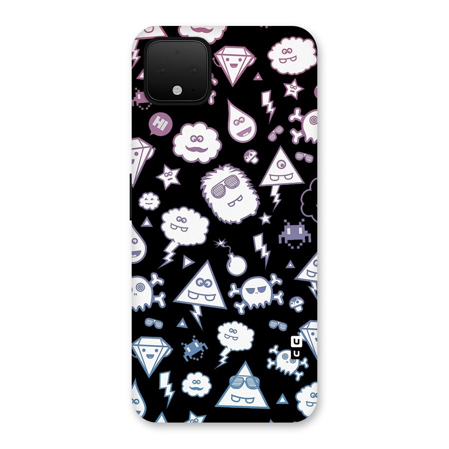 Funny Faces Back Case for Google Pixel 4 XL