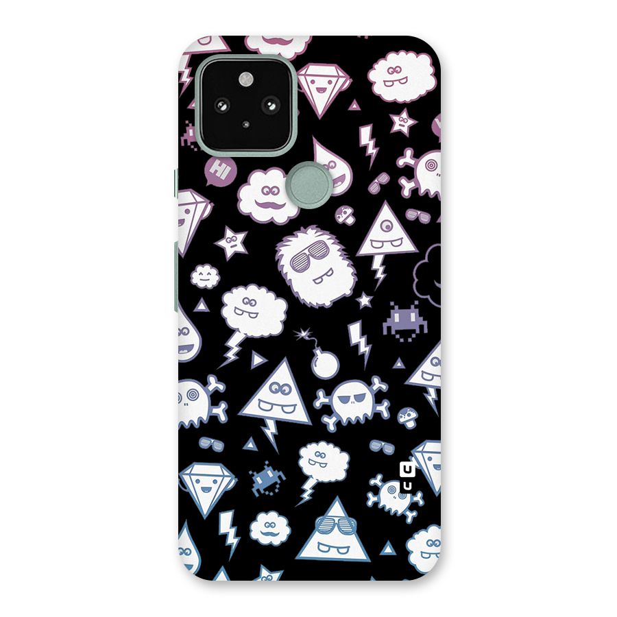 Funny Faces Back Case for Google Pixel 5