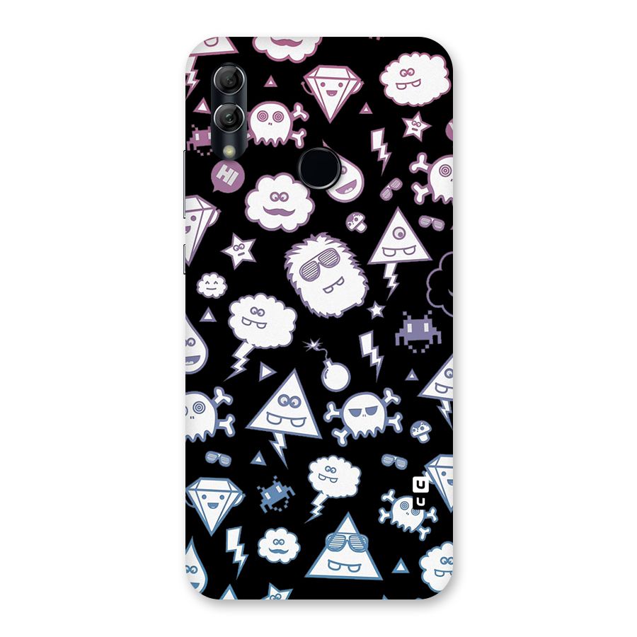 Funny Faces Back Case for Honor 10 Lite