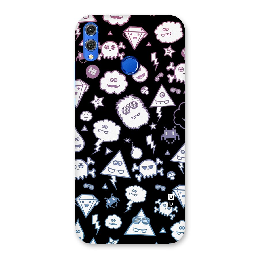 Funny Faces Back Case for Honor 8X