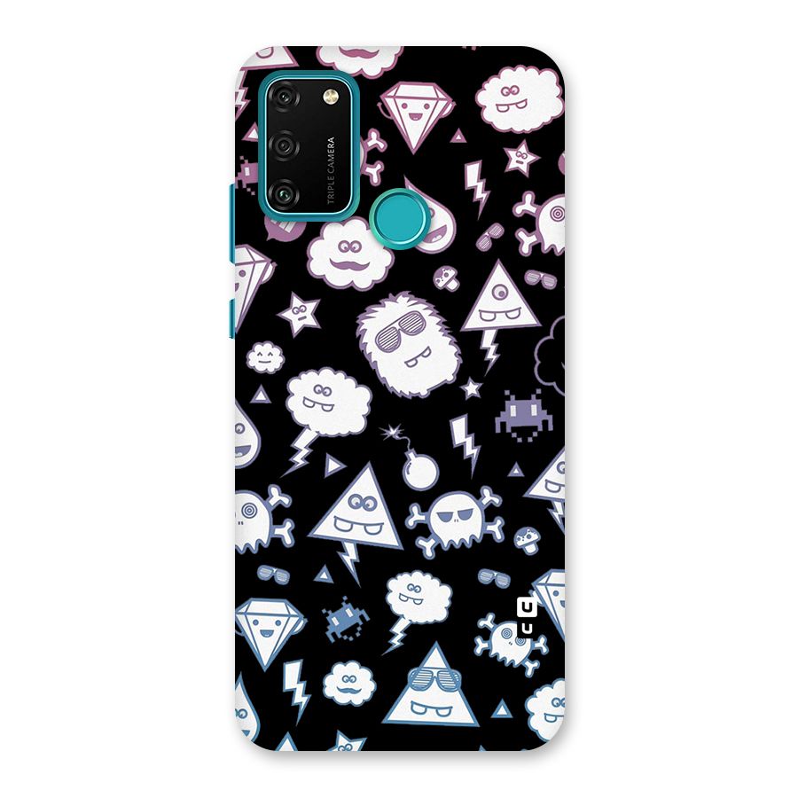 Funny Faces Back Case for Honor 9A