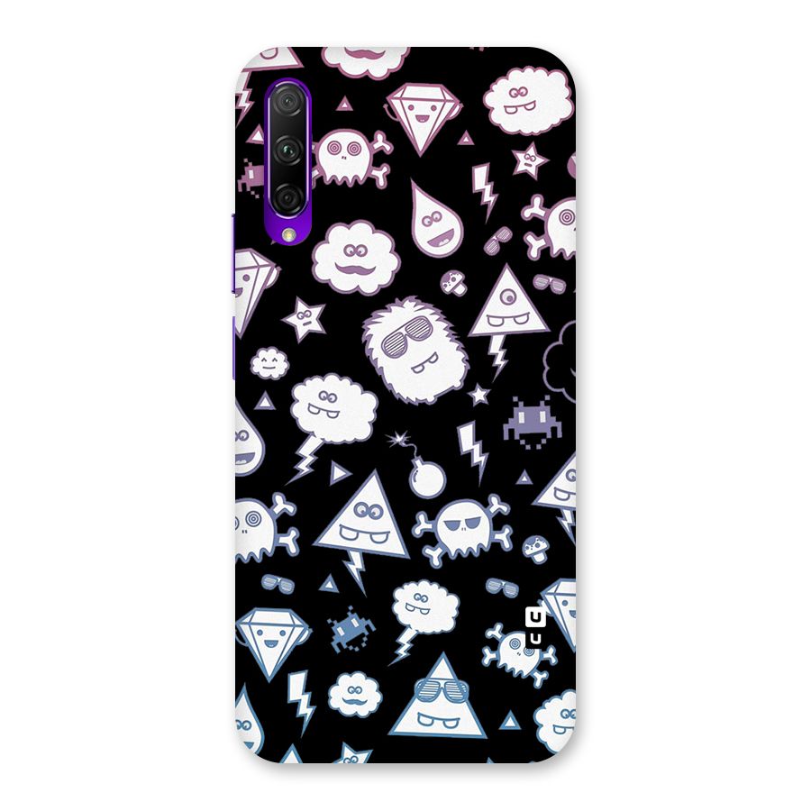 Funny Faces Back Case for Honor 9X Pro