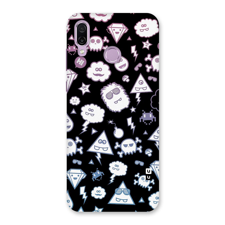 Funny Faces Back Case for Honor Play