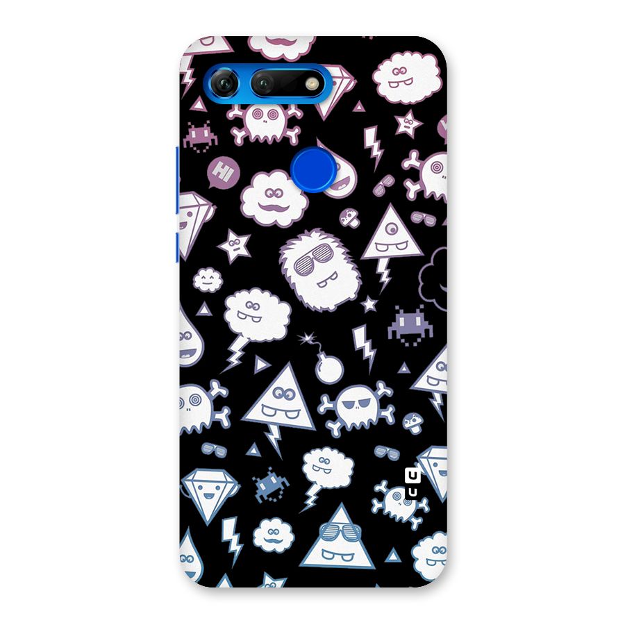Funny Faces Back Case for Honor View 20