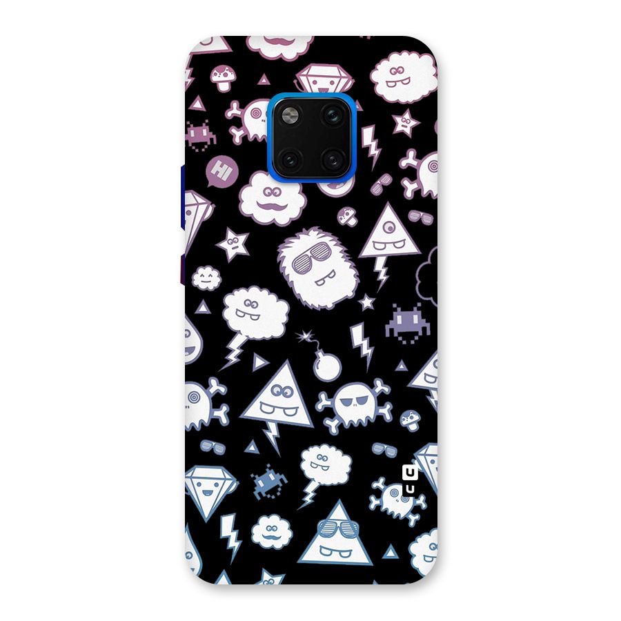 Funny Faces Back Case for Huawei Mate 20 Pro