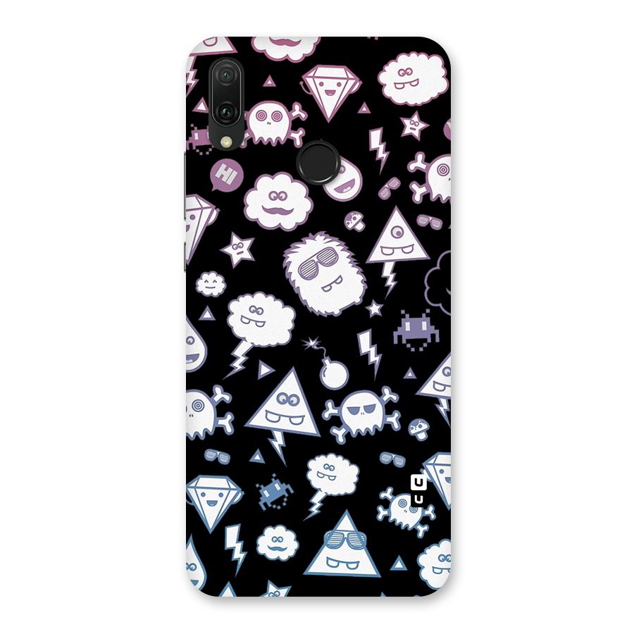 Funny Faces Back Case for Huawei Y9 (2019)