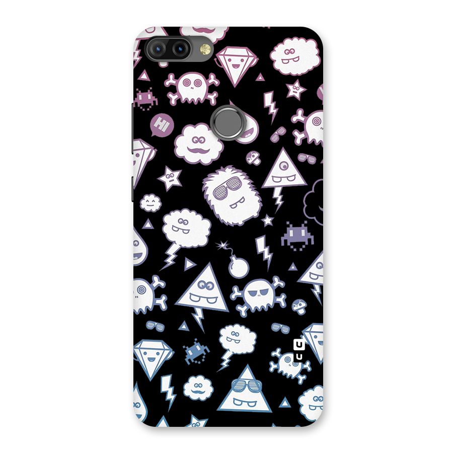 Funny Faces Back Case for Infinix Hot 6 Pro