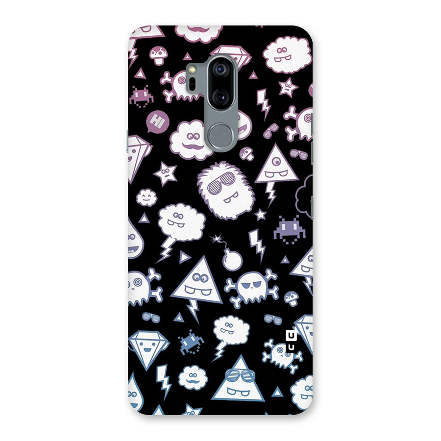 Funny Faces Back Case for LG G7