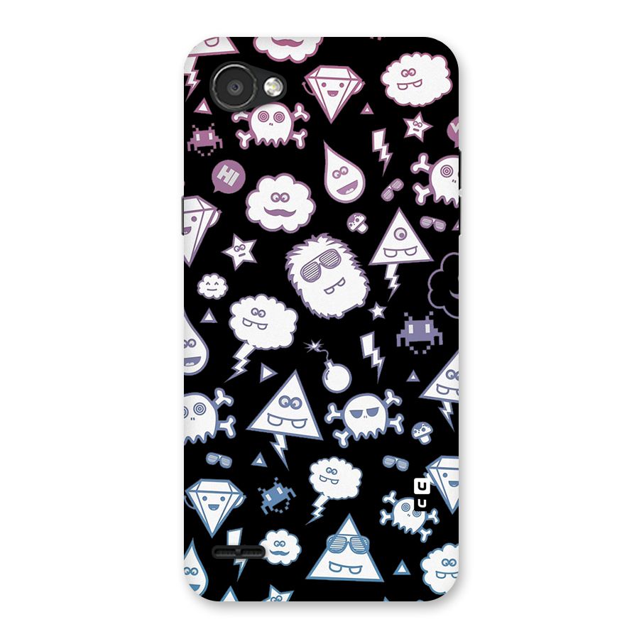 Funny Faces Back Case for LG Q6