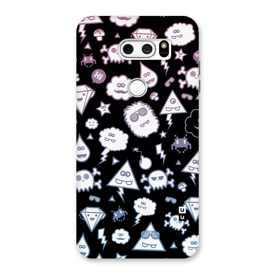 Funny Faces Back Case for LG V30