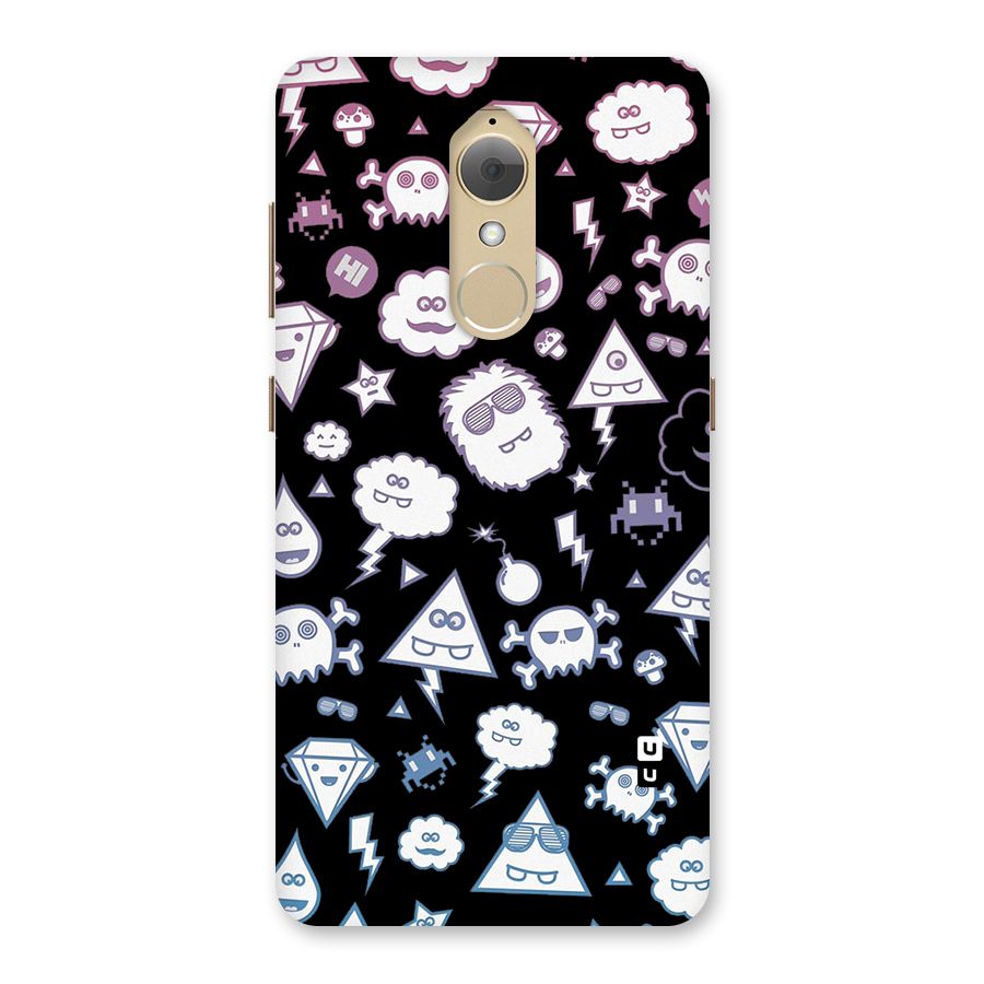 Funny Faces Back Case for Lenovo K8