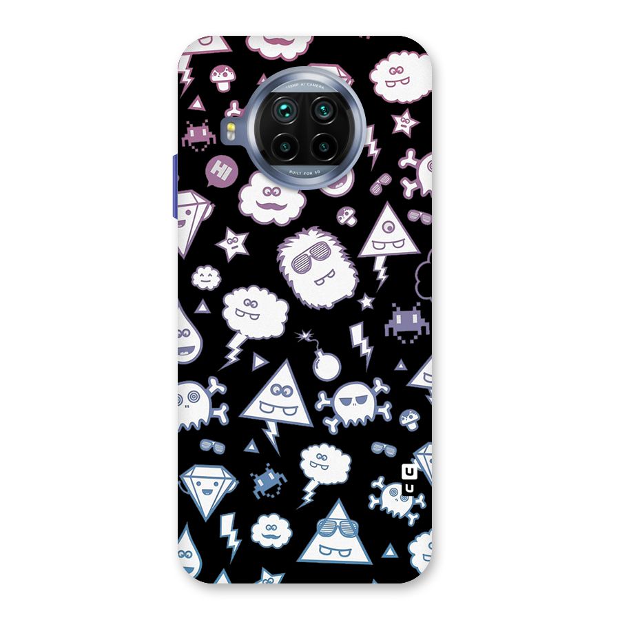 Funny Faces Back Case for Mi 10i
