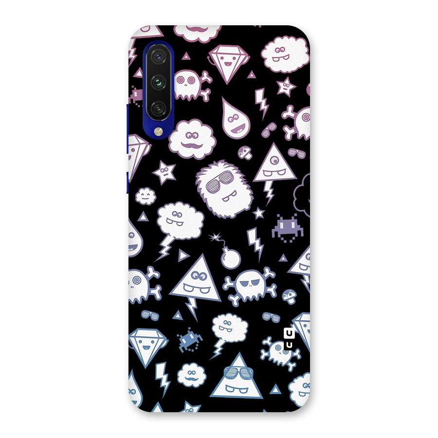 Funny Faces Back Case for Mi A3