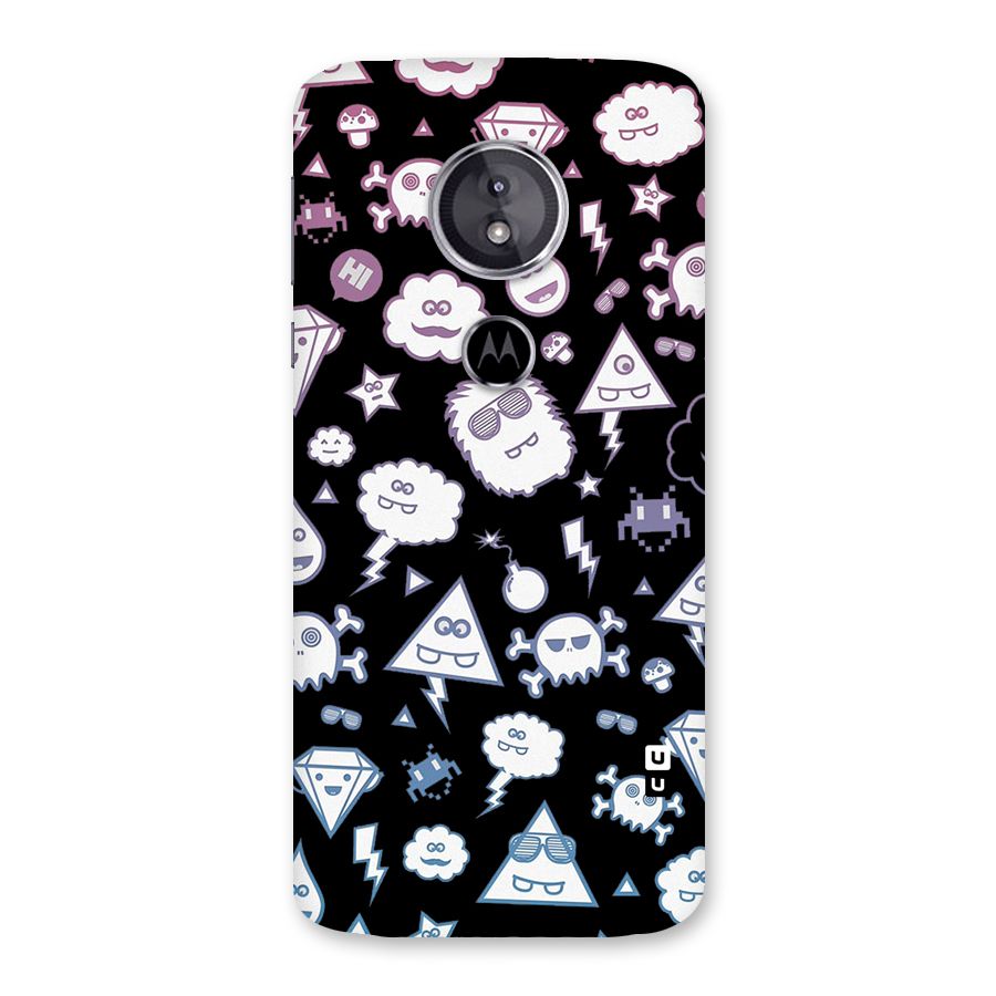 Funny Faces Back Case for Moto E5