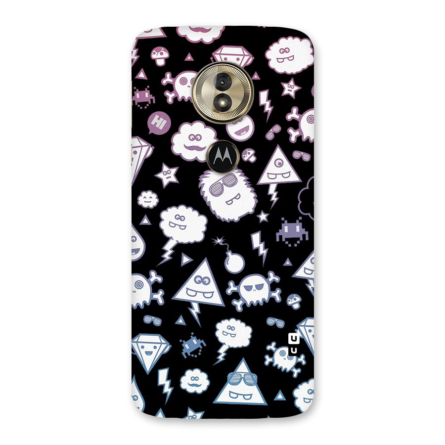 Funny Faces Back Case for Moto G6 Play