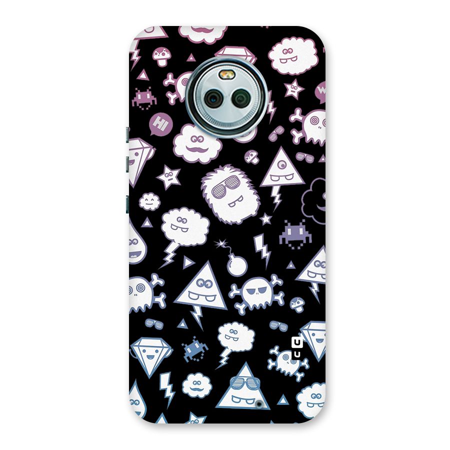 Funny Faces Back Case for Moto X4