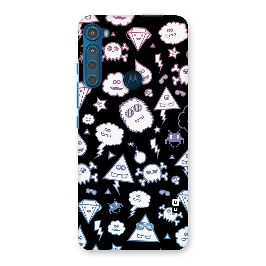 Funny Faces Back Case for Motorola One Fusion Plus