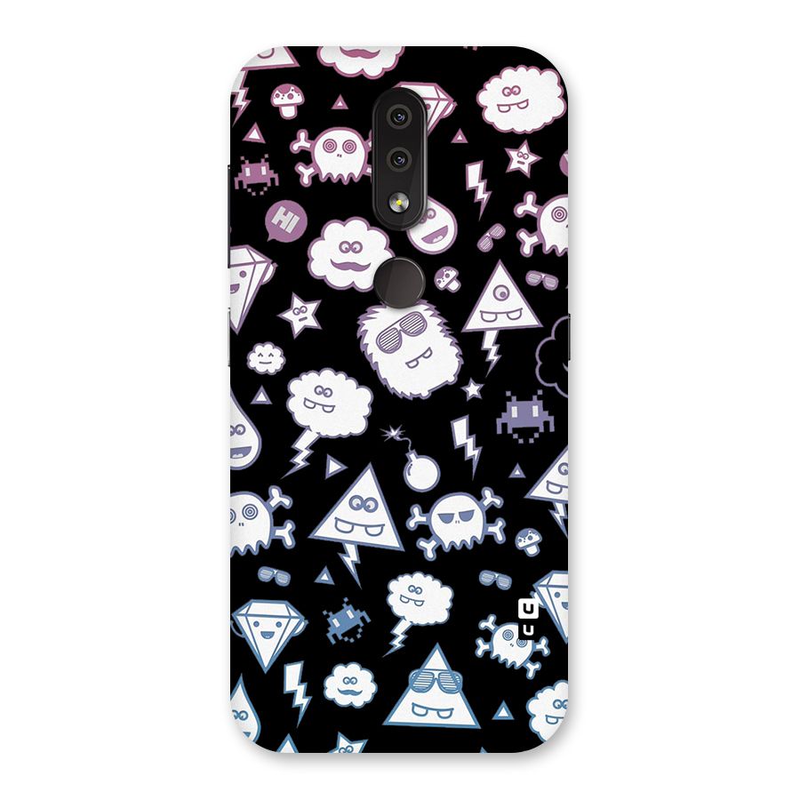Funny Faces Back Case for Nokia 4.2