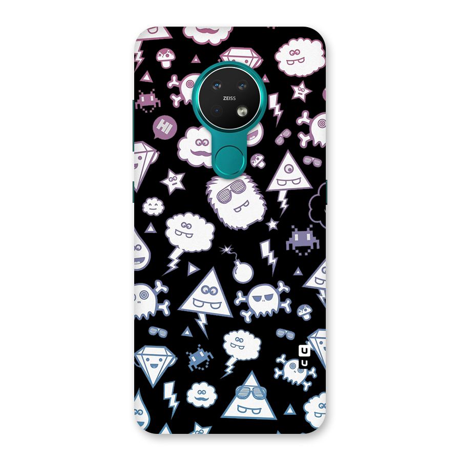 Funny Faces Back Case for Nokia 7.2