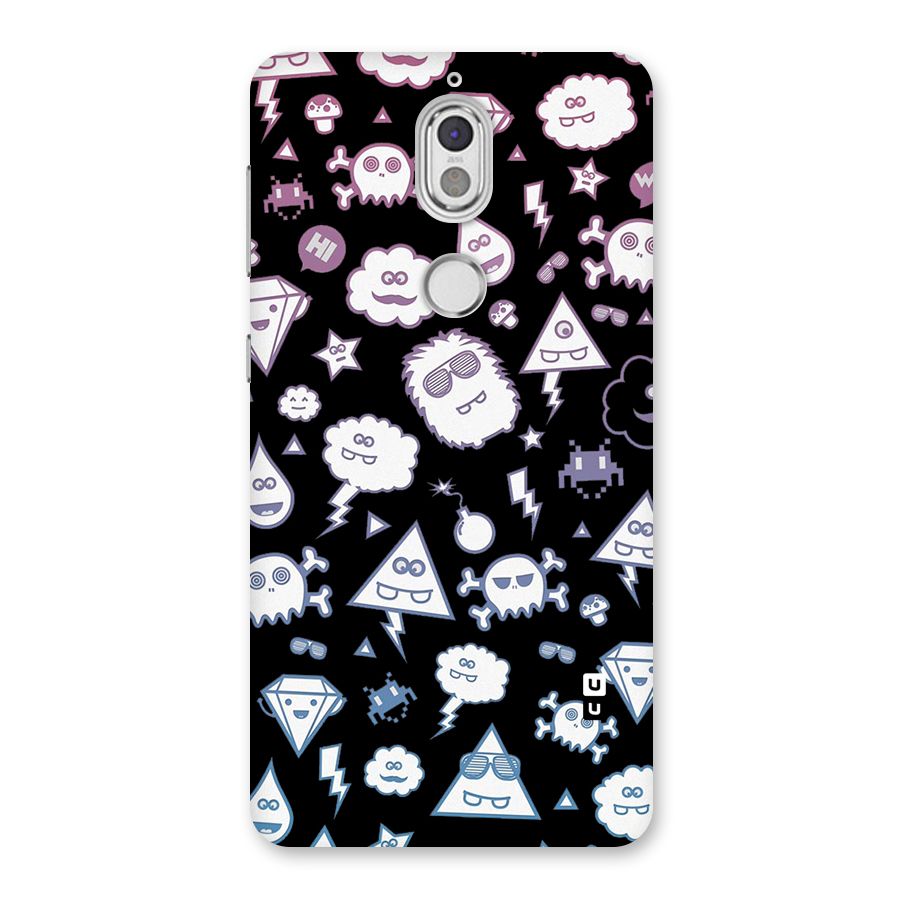 Funny Faces Back Case for Nokia 7