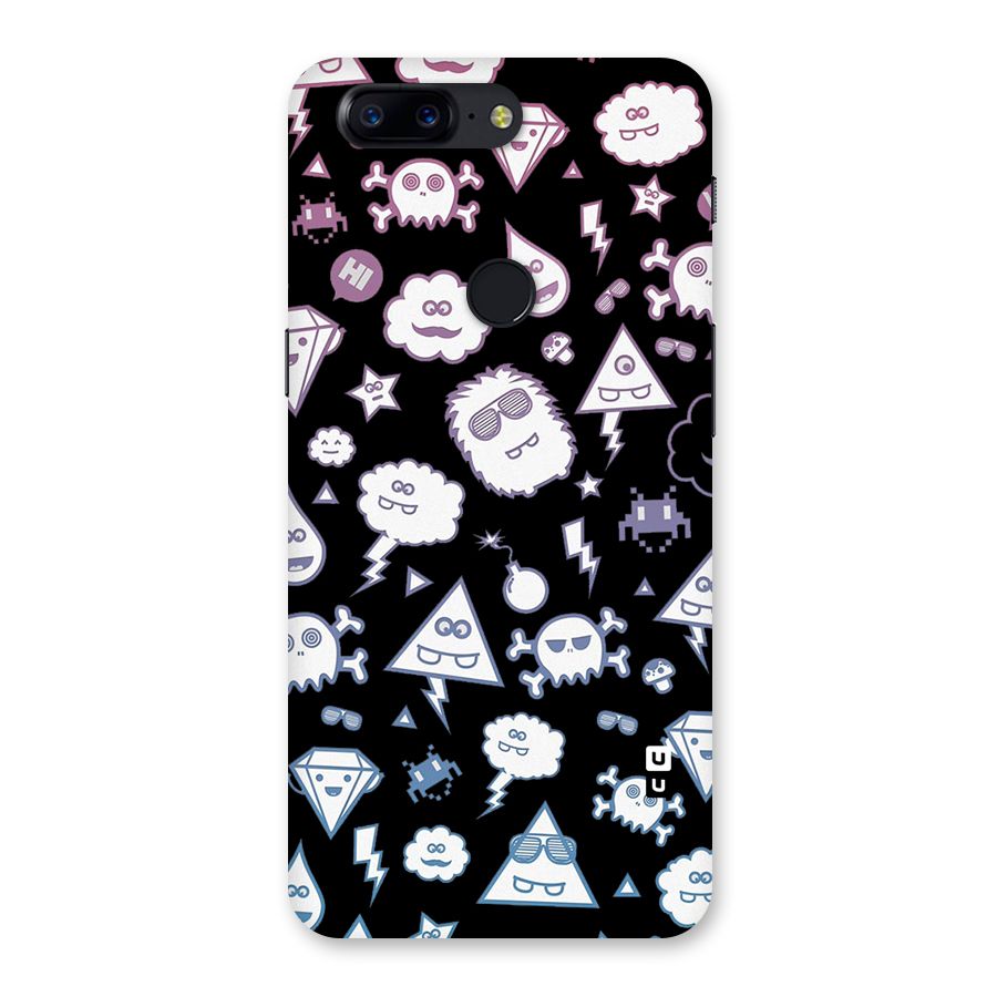 Funny Faces Back Case for OnePlus 5T