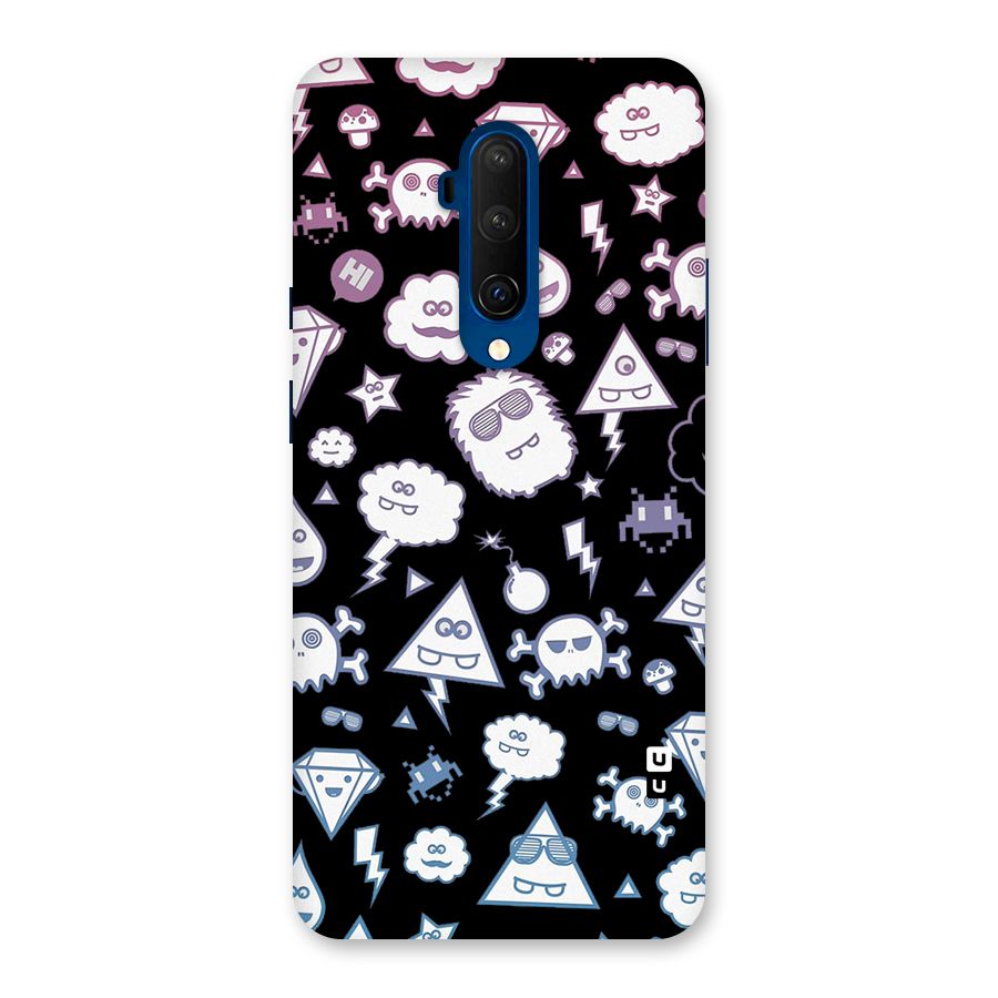 Funny Faces Back Case for OnePlus 7T Pro